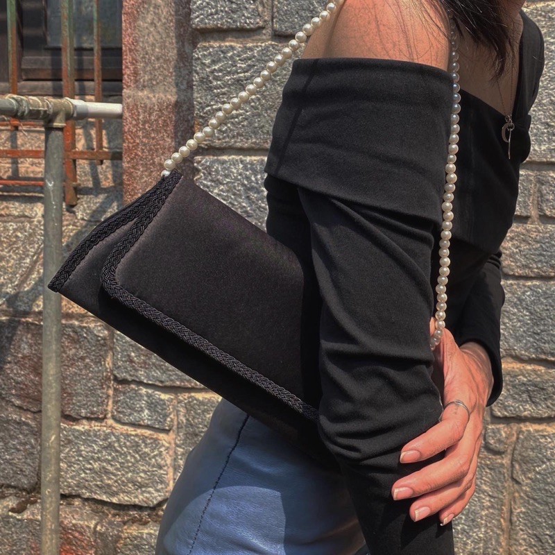 The Pina - Túi xách satin kèm 2 loại quai