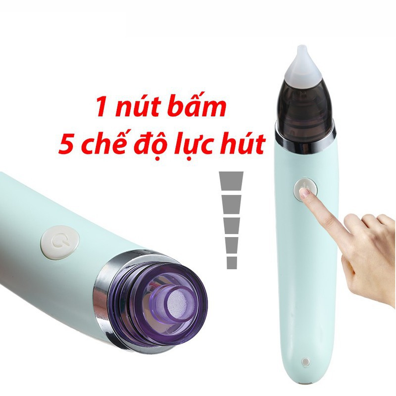 Máy hút mũi tự động cho bé 5 chế độ lực