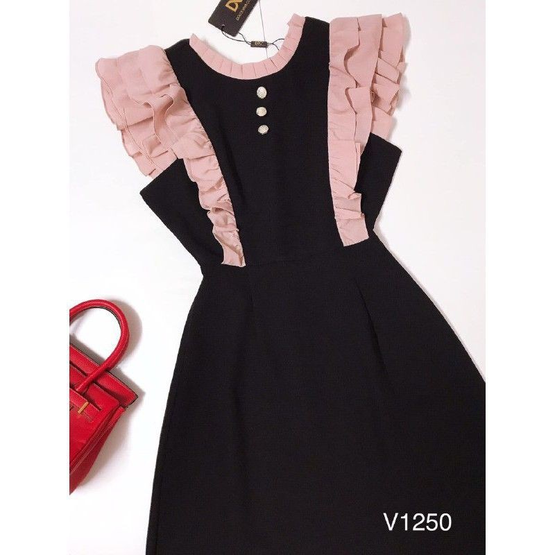 Đầm đen cánh tiên - Váy thiết kế dáng A | BigBuy360 - bigbuy360.vn