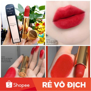 [Bebu123] SON GUCCI MATTE 25  - ĐỎ CỔ ĐIỂN
