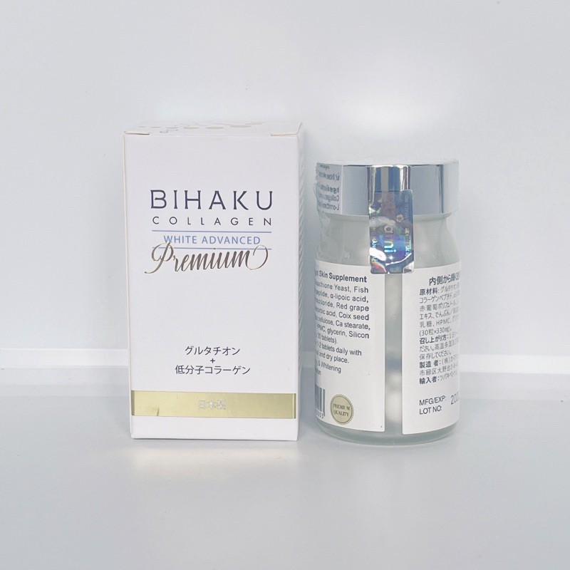Viên Uống Trắng Da Collagen Bihaku Nhật Bản Chính Hãng 30 viên | Thế Giới Skin Care