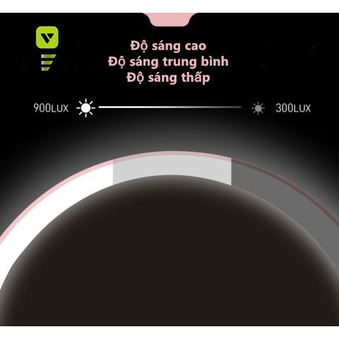 [VAEGA] Gương trang điểm LED, loa Bluetooth tích hợp, loa điều khiển từ xa