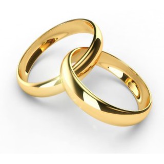 Nhẫn cặp mạ vàng 18