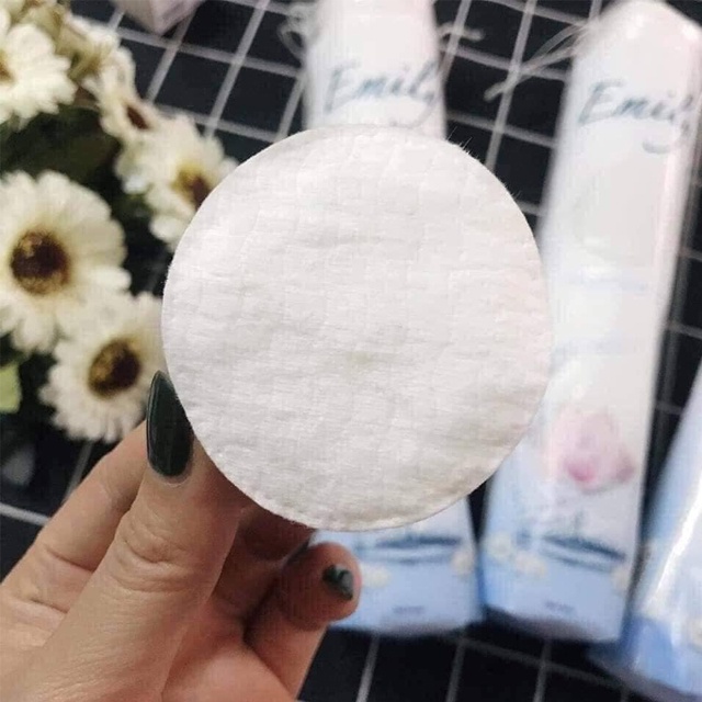 Bông Tẩy Trang Emily Cotton Hàng Đức 120 miếng