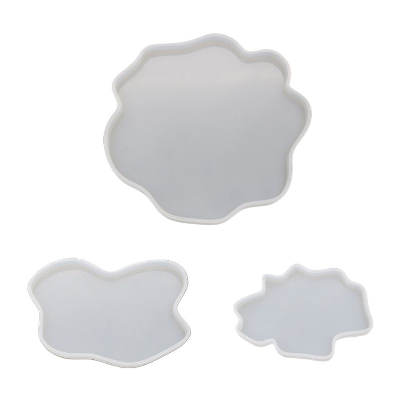 Khuôn làm đế lót ly bằng resin epoxy UV thiết kế độc đáo DIY