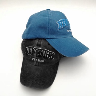 Mũ lưỡi trai nhiều màu thêu logo New York cá tính