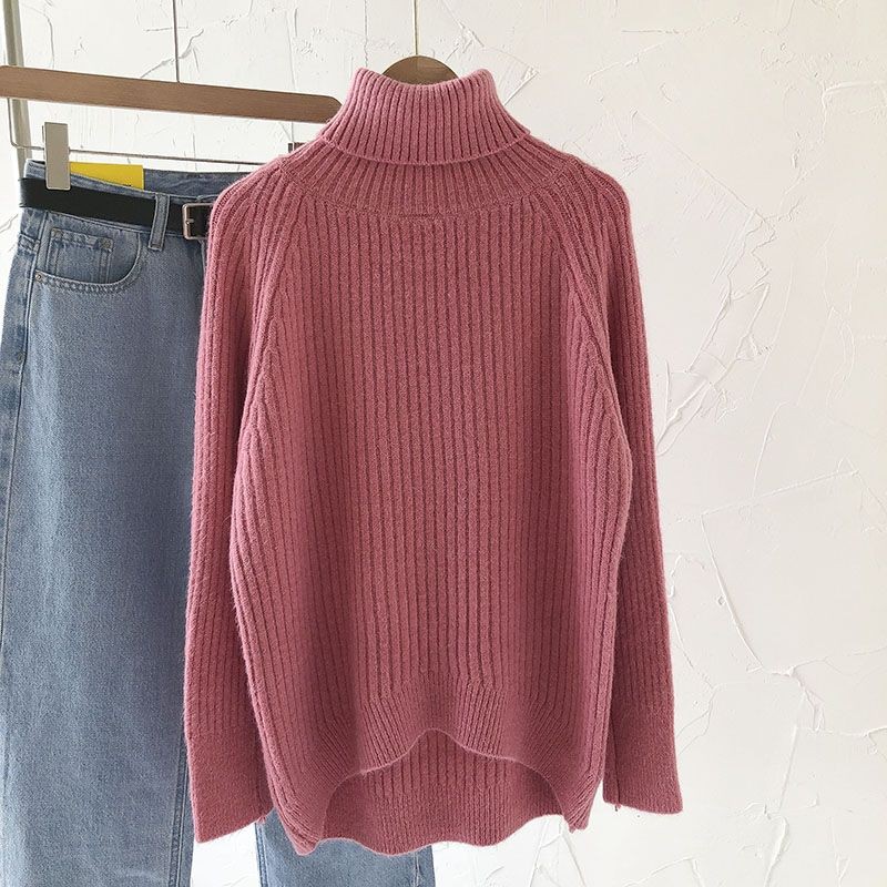 HÌNH THẬT - Freeship - Hàng loại 1 - Áo len nữ áo len cổ lọ form rộng màu đẹp đỉnh chất len mềm mịn dày dặn siêu ấm hang | BigBuy360 - bigbuy360.vn
