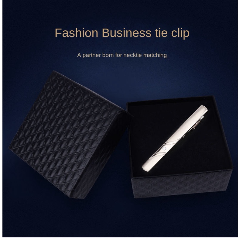 Kẹp Cà Vạt Màu Vàng/Bạc Đơn Giản Phong Cách Hàn Quốc Thời Trang Cho Nam Và Nữ