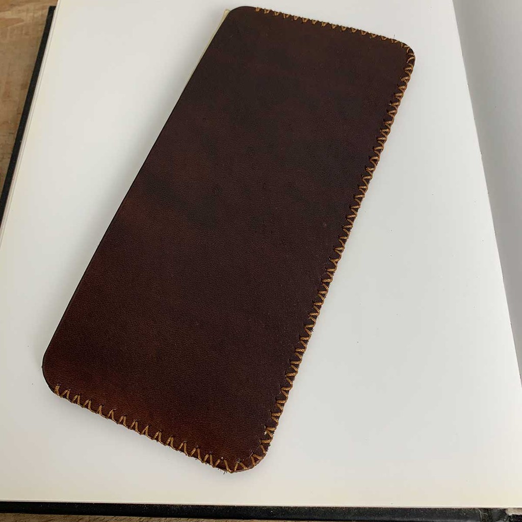 Ví nữ - đơn giản - màu nâu - sản xuất thủ công MC346