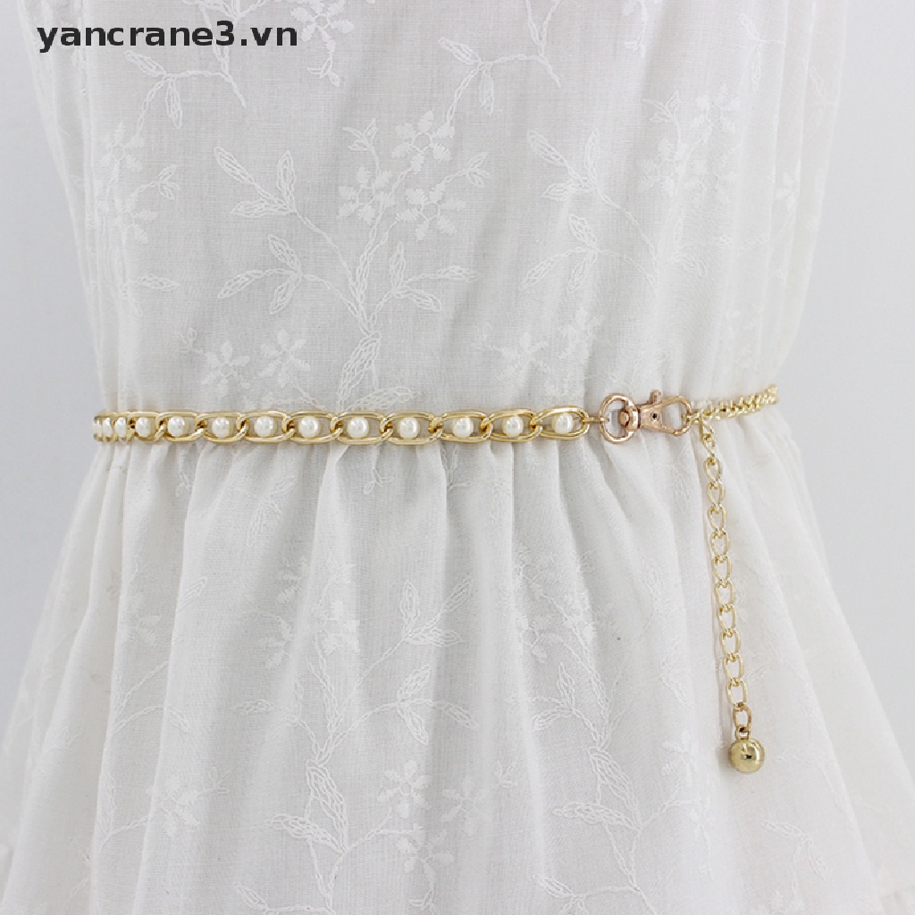 Thắt Lưng Chuỗi Hạt Ngọc Trai Tùy Chỉnh Thời Trang Cho Nữ {yancrane3.vn}
