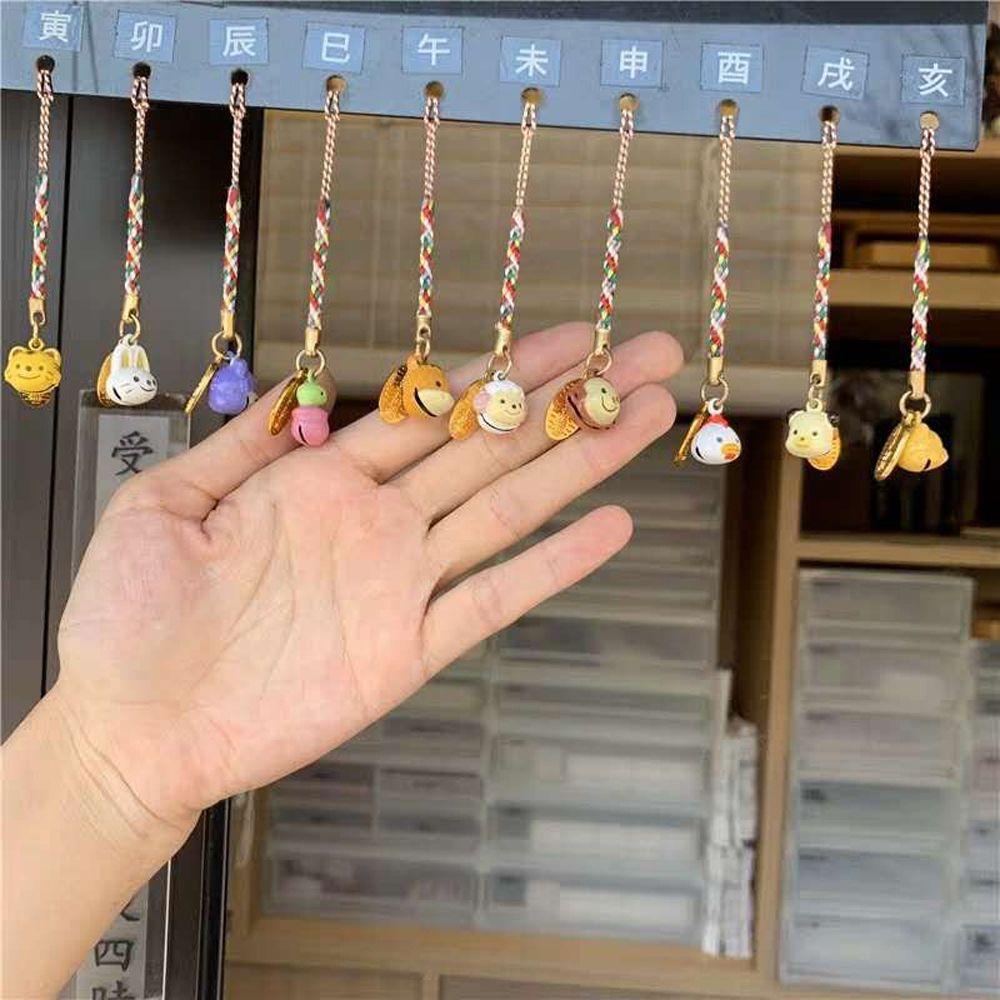 LANFY Móc Chìa Khóa / Điện Thoại Bằng Hợp Kim Hình Chuông May Mắn Cho Nữ