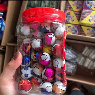 Sỉ lọ 80 kẹo bi socola hình trương Pokemon