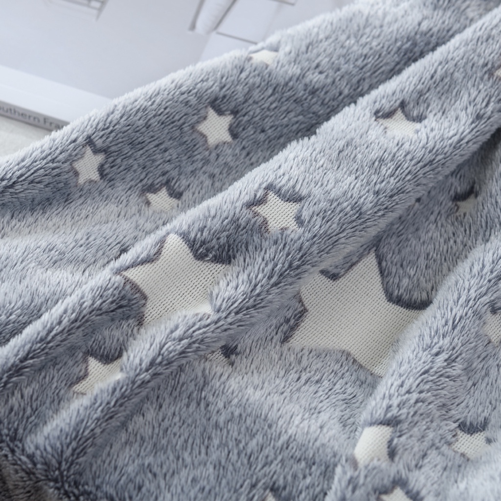 Chăn Dạ Quang Mềm Mại Thoải Mái Cho Người Lớn Và Trẻ Em