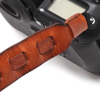 Cam-in đầu Lớp da bò làm bằng tay vintage Micro Single-Single máy ảnh dây đeo lưng Sony/Fuji XE4 máy ảnh da Dây đeo vai