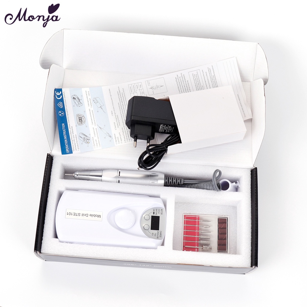 MONJA Máy Mài Móng Tay 30000 RPM Có Thể Sạc Lại Tiện Dụng Chất Lượng Cao