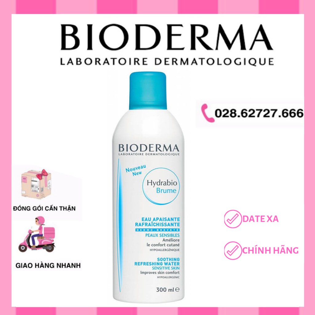 Xịt Khoáng Bioderma Hydrabio Brume (300ml)