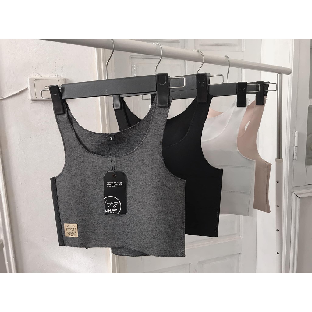 Áo lót định hình chuyên dụng cho TOMBOY, SB, TRANS có quai LINJAY vải cotton thoáng mát, nhiều kích thước - áo nịch