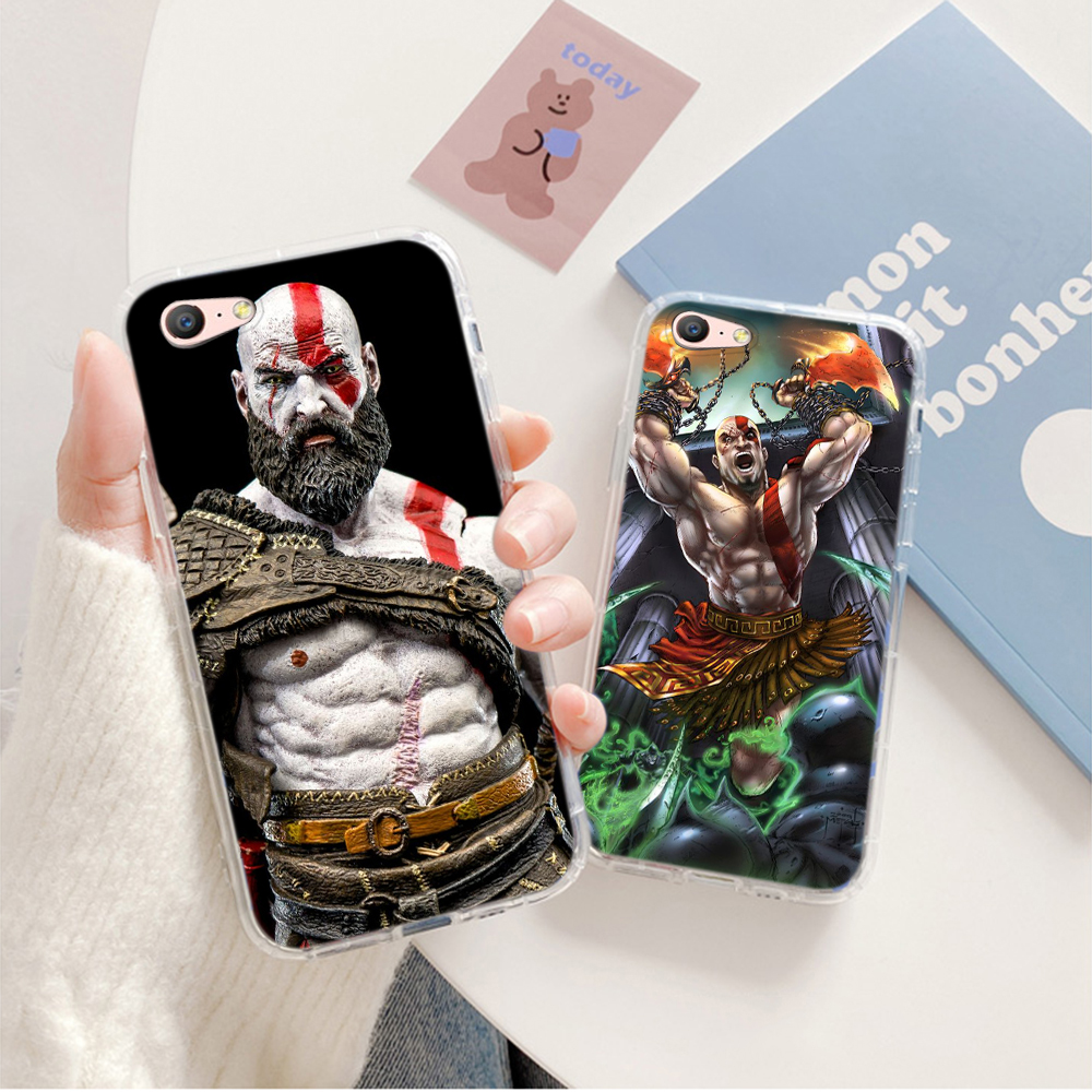 Ốp Điện Thoại Mềm Trong Suốt Hình Kratos God Of War 4 184c Cho Oppo A59 F1s A5s A7 A77 F3 A8 A31 2020 A83 A1 A93 F11 Pro F11 A9 A32 Ax5s Ax7