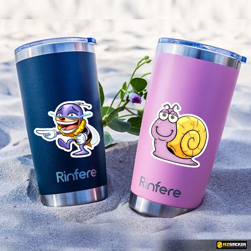 Sticker Chủ Đề Côn Trùng Dễ Thương | STK71 | Hình Dán Sticker Trang Trí Mũ Bảo Hiểm Sổ Tay Bình Nước Bình Sữa