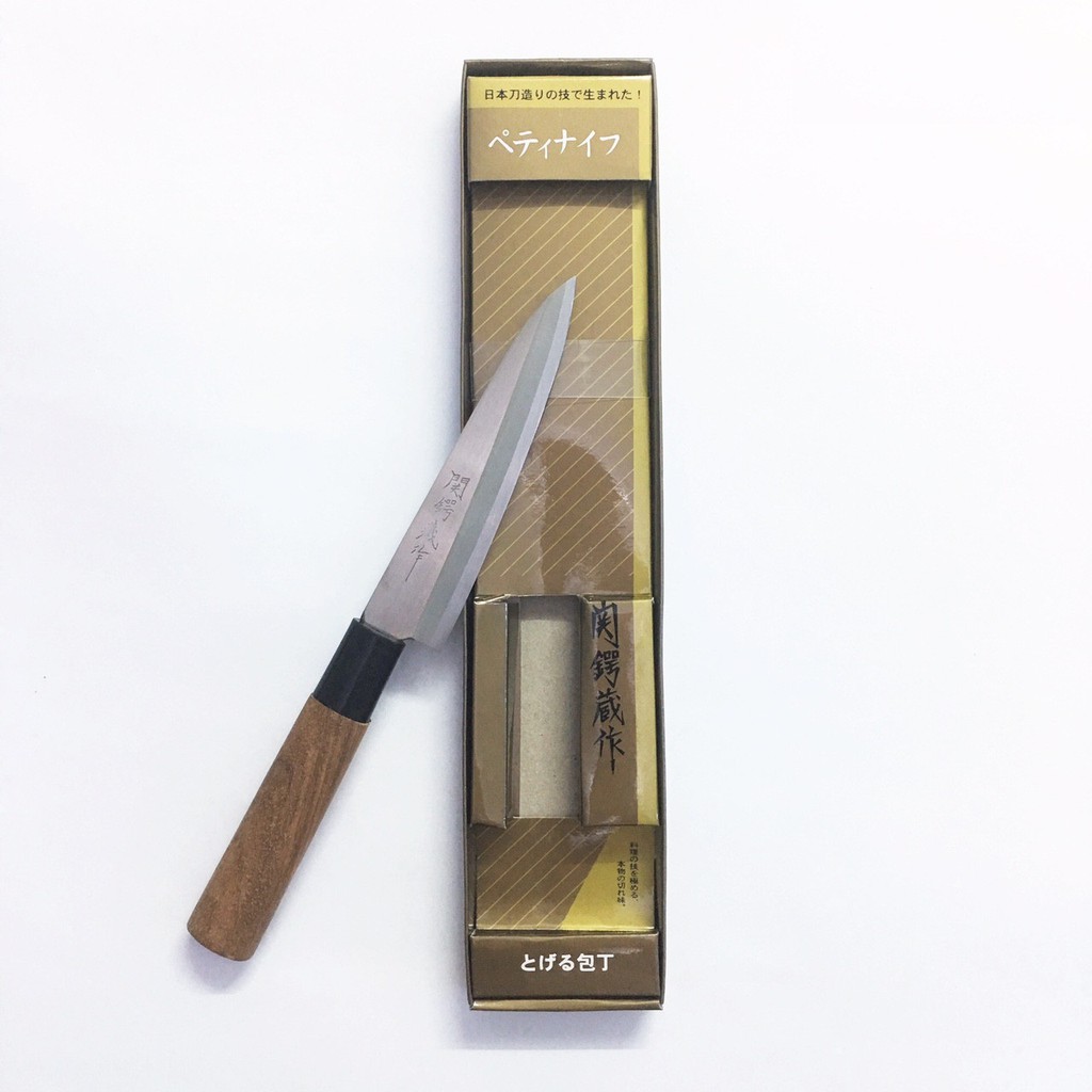 Dao cán gỗ xuất xứ Nhật Bản (thép không gỉ) Set 2 dao M86