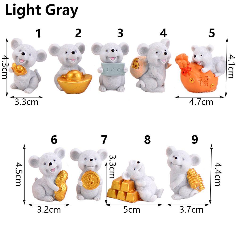 Mô Hình Chú Chuột Hoạt Hình Trang Trí Sân Vườn