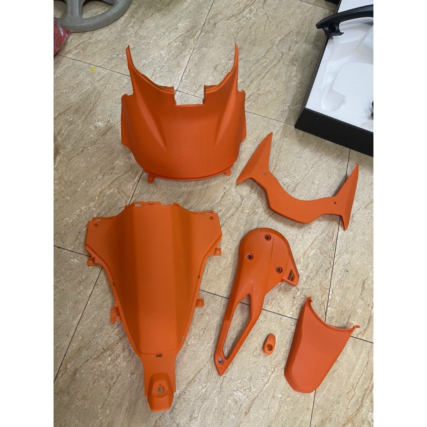 Bộ 6 Món Nhựa Nhám Vision 2021 Màu Cam Bảo