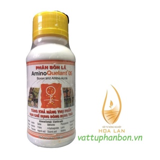Phân bón lá amino quelant 05 - tăng khả năng thụ phấn - hạn chế rụng bông, rụng trái - #058a# 100ml