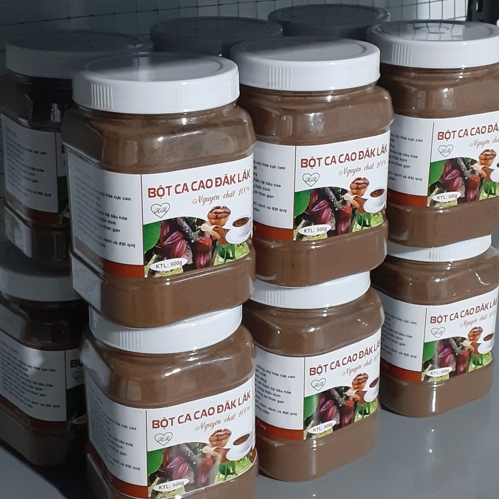 Bột cacao nguyên chất chuẩn 100% uy tín chất lượng, hàng sạch chuẩn đảm bảo 1kg