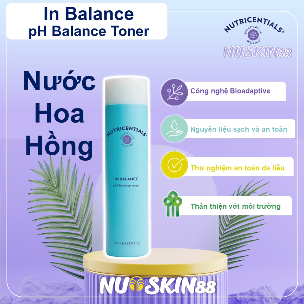 Nước Hoa Hồng Dành Cho Da Thường/ Khô/ Nhạy Cảm In Balance pH Balance Toner