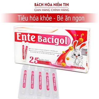 Men Tiêu Hóa Cho Bé bổ sung 2.5 tỷ lợi khuẩn, giảm rối loạn tiêu hóa Enterbacillus - Hộp 20 ống