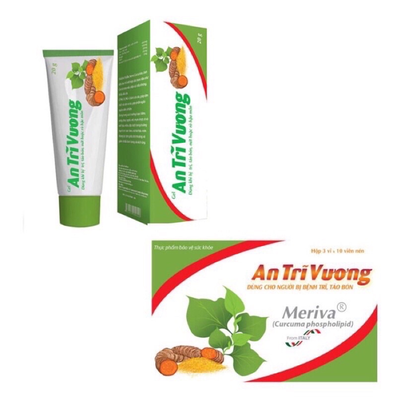 Gel bôi và viên uống An Trĩ Vương - Giảm nỗi lo bệnh trĩ