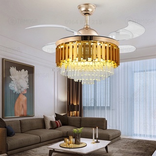 Đèn quạt trần trang trí DQ 8042