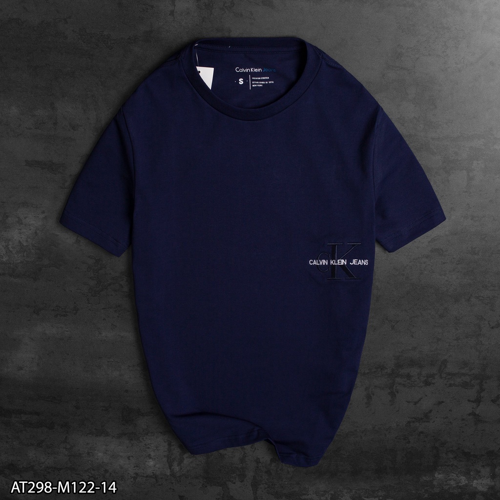 Áo thun thể thao nam CK  AT298- Logo thêu - áo thun nam VNXK