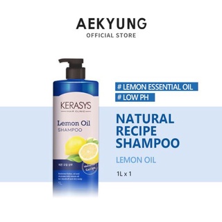 Dầu gội KERASYS chiết xuất tinh dầu chanh vàng công thức tự nhiên 1L