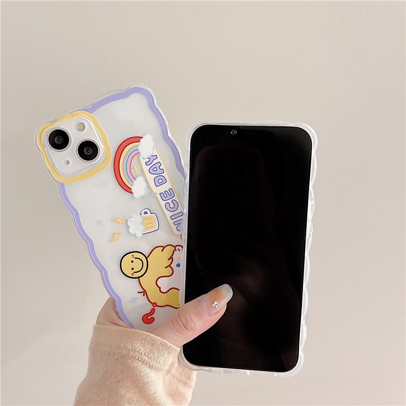 Ốp lưng iphone Ốp Điện Thoại Họa Tiết Sóng Biển Lớn Cho iphone13promax / 12 / 14pro / 11 / 7 / 8 / Plus / Mini /ProMax-14 Dinuo case