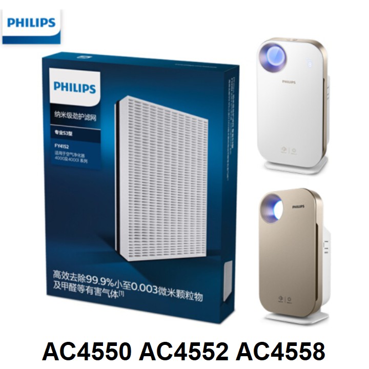 Tấm lọc không khí dùng cho các máy lọc của thương hiệu Philips mã: AC4550, AC4552, AC4558 - Hàng Nhập Khẩu Chính Hãng