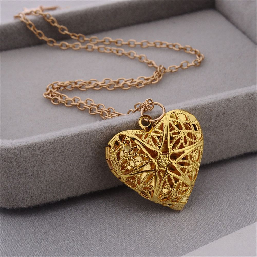 ALLGOODS Jewelry Lover Gift Valentine's Day Present Vintage Couples Gift DIY Secret Message Locket Necklace