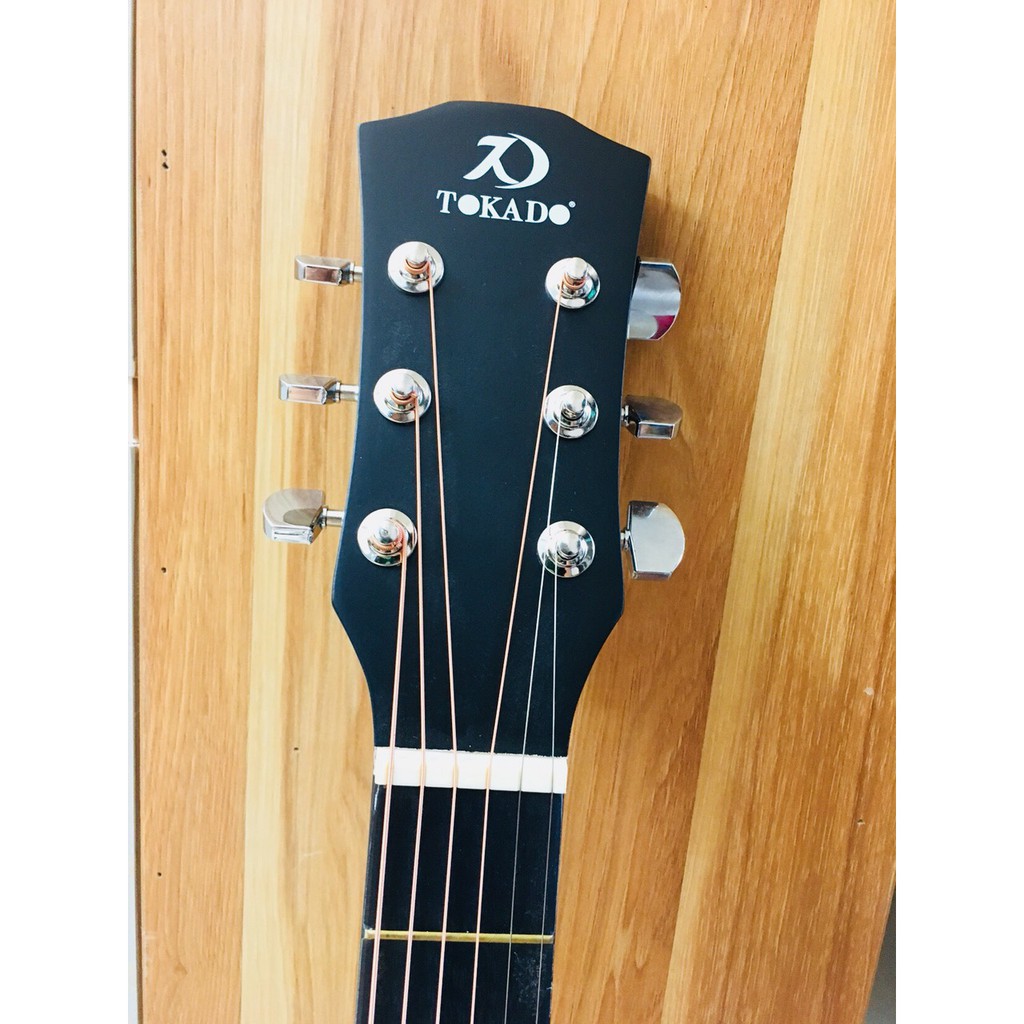 [Guitar giá rẻ] Đàn ghita Acoustic Tokado T-80C - Acoustic guitar Tokado T80C (Tặng kèm bao và Pick gảy)