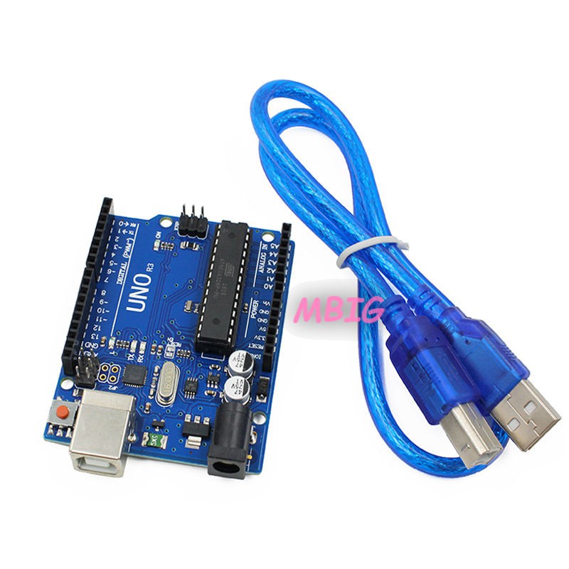 MG Arduino UNO R3 Board with USB Cable Compatible with Genuine ATMega328 Processor for Starters @vn