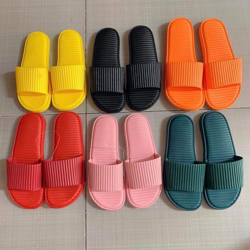 (5 Màu) Dép nữ Quai kẻ đi trong nhà văn phòng nhà tắm giá rẻ | BigBuy360 - bigbuy360.vn