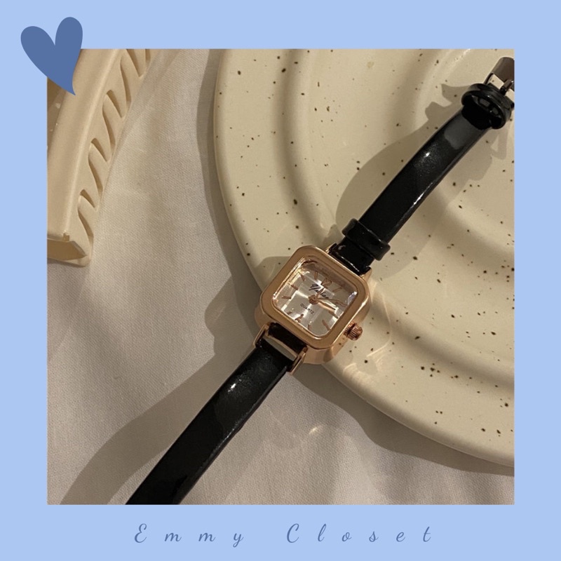 Đồng hồ Yohae đeo tay dành cho nữ mặt vuông nhỏ phong cách Vintage (CÓ SẴN)