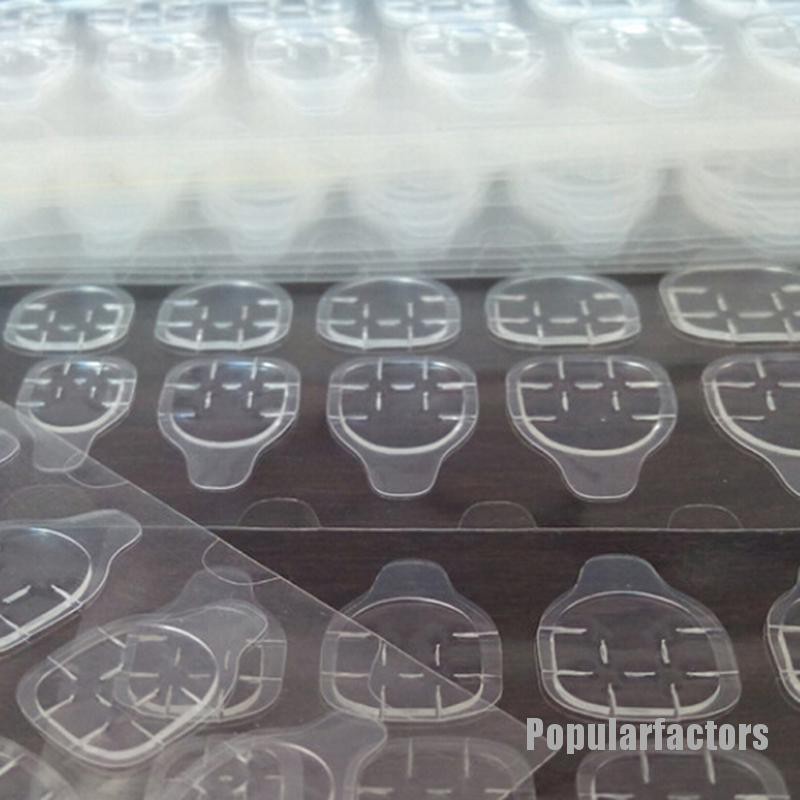 (Hàng Mới Về) Bộ 24 Móng Tay Giả 2 Mặt Siêu Mỏng