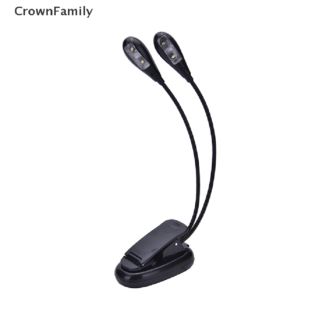 Đèn LED Đọc Sách Để Bàn 4 Bóng Có Kẹp Linh Hoạt