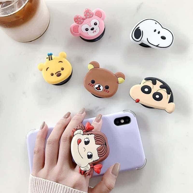 Pop gắn cầm tay + giá dỡ điên thoại xem phim