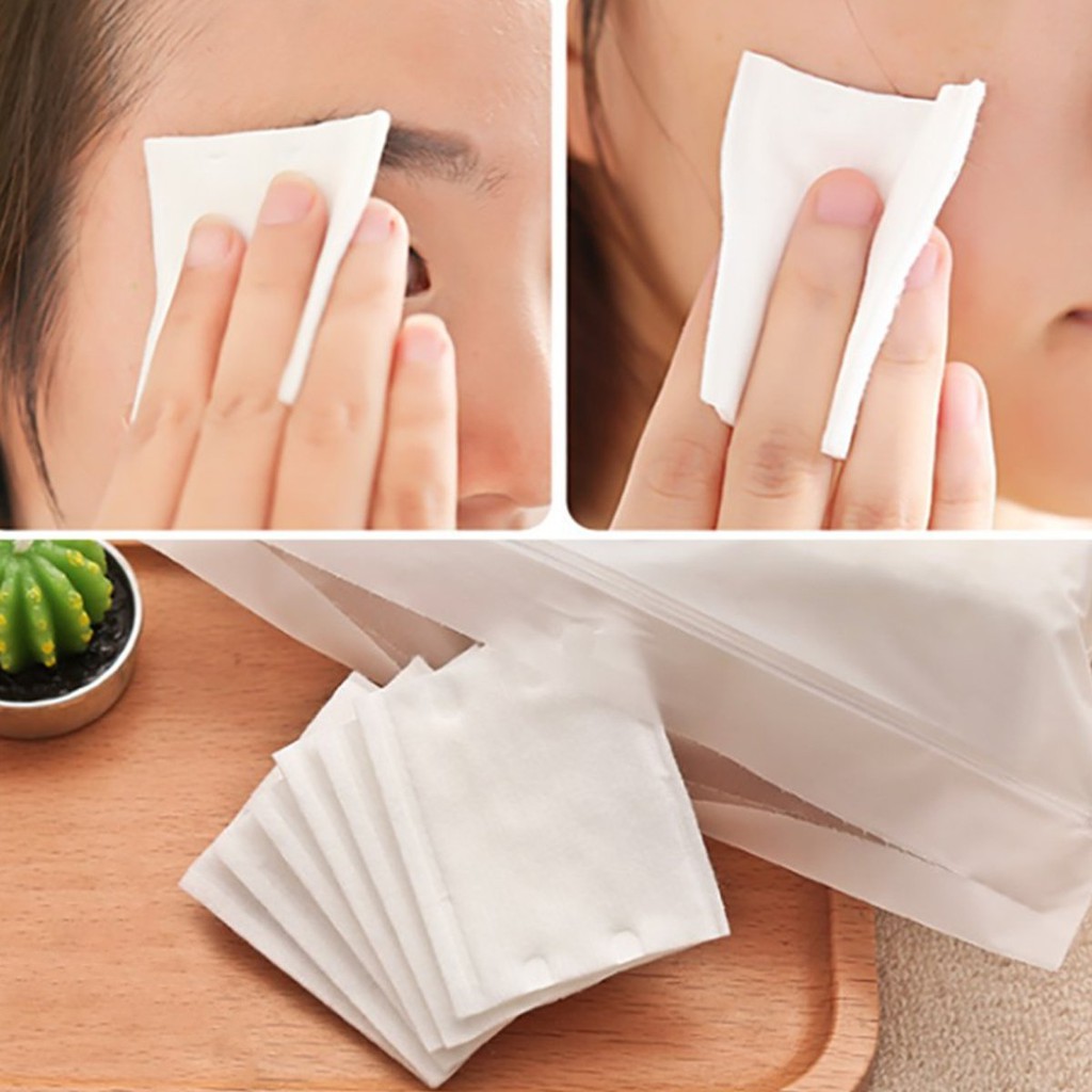 Bông Tẩy Trang 3 Lớp Cotton Pads Box 222 Miếng | BigBuy360 - bigbuy360.vn