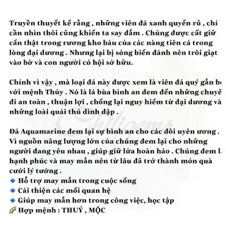 Vòng hạt AQUAMARINE
