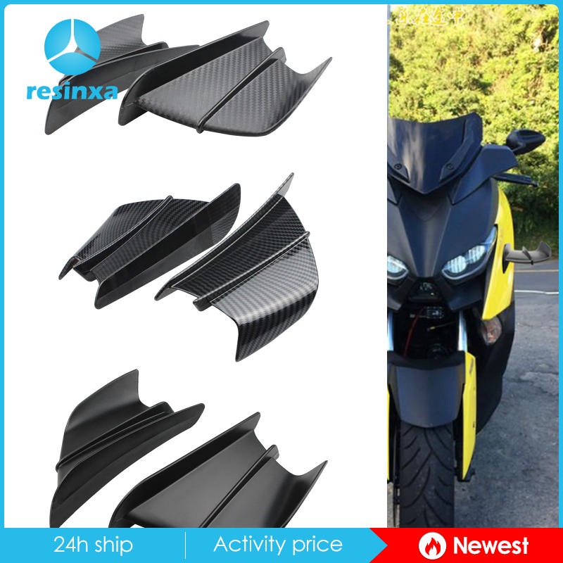 Set 2 Phụ Kiện Cánh Gió Trước Cho Xe Mô Tô H2 / H2R S1000RR V4 1299 ZX-10R R1