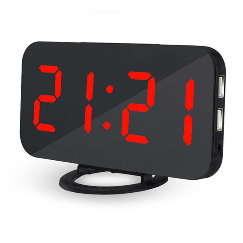 LED Clock Voice Control Electronic Snooze Backlight Desktop Digital Clocks ★ARAN