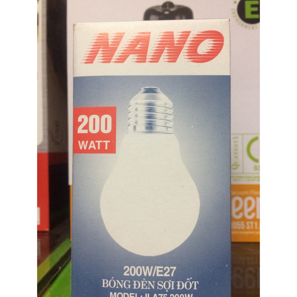 Bóng đèn sợi đốt NANO 100w 200w