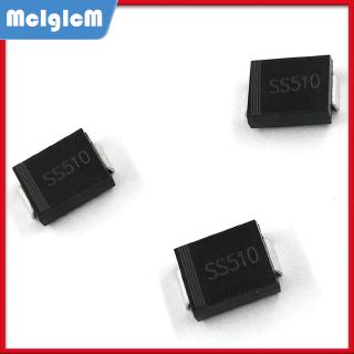 Set 50 điốt bán dẫn Schottky Smc Smd 100V 5A Do-214ab Ss510 chuyên dụng
